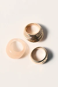 3-Pack Chunky Rings