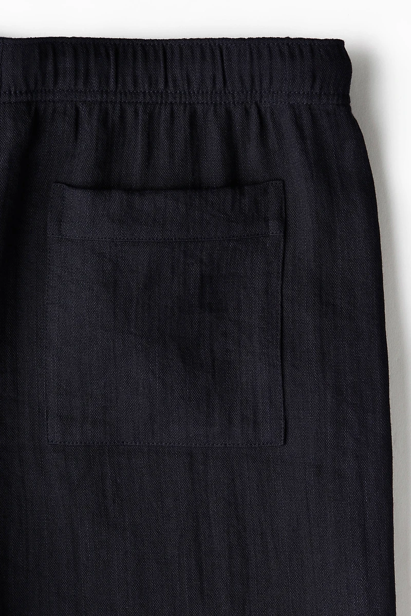 Loose-Fit Cotton Shorts