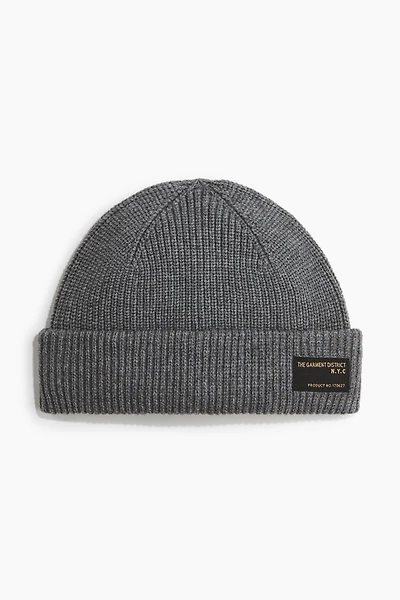 Rib-Knit Beanie