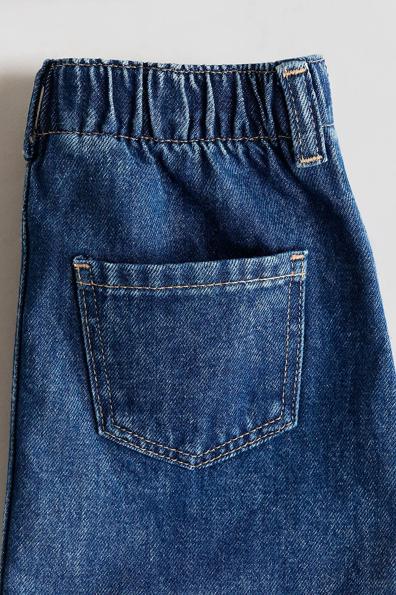 Jupe trapèze en denim