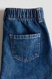 Jupe trapèze en denim