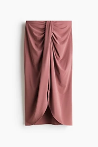 Draped Jersey Skirt
