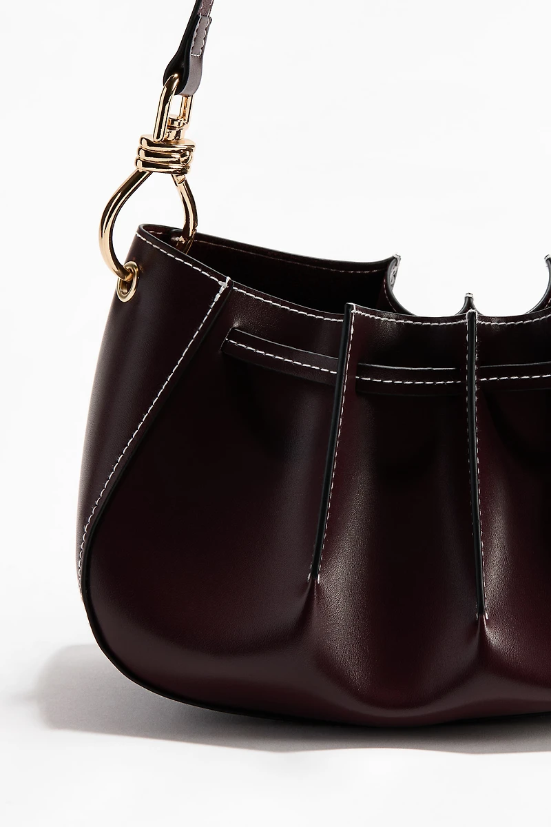 Pleated Shoulder Bag