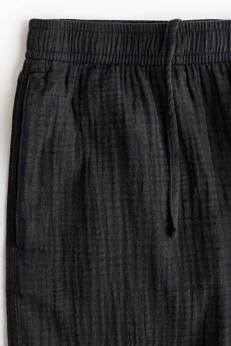 Relaxed-Fit Muslin Shorts