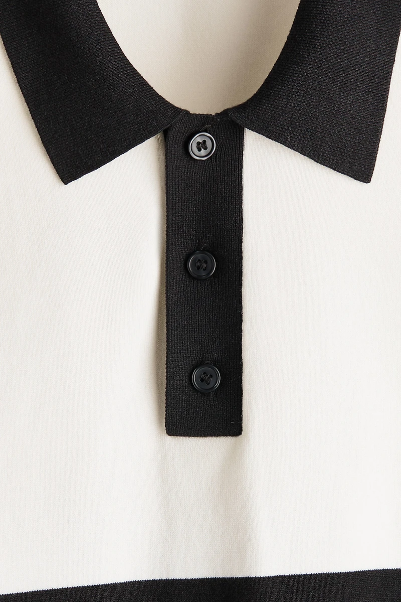 Polo ample en tricot