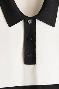 Polo ample en tricot