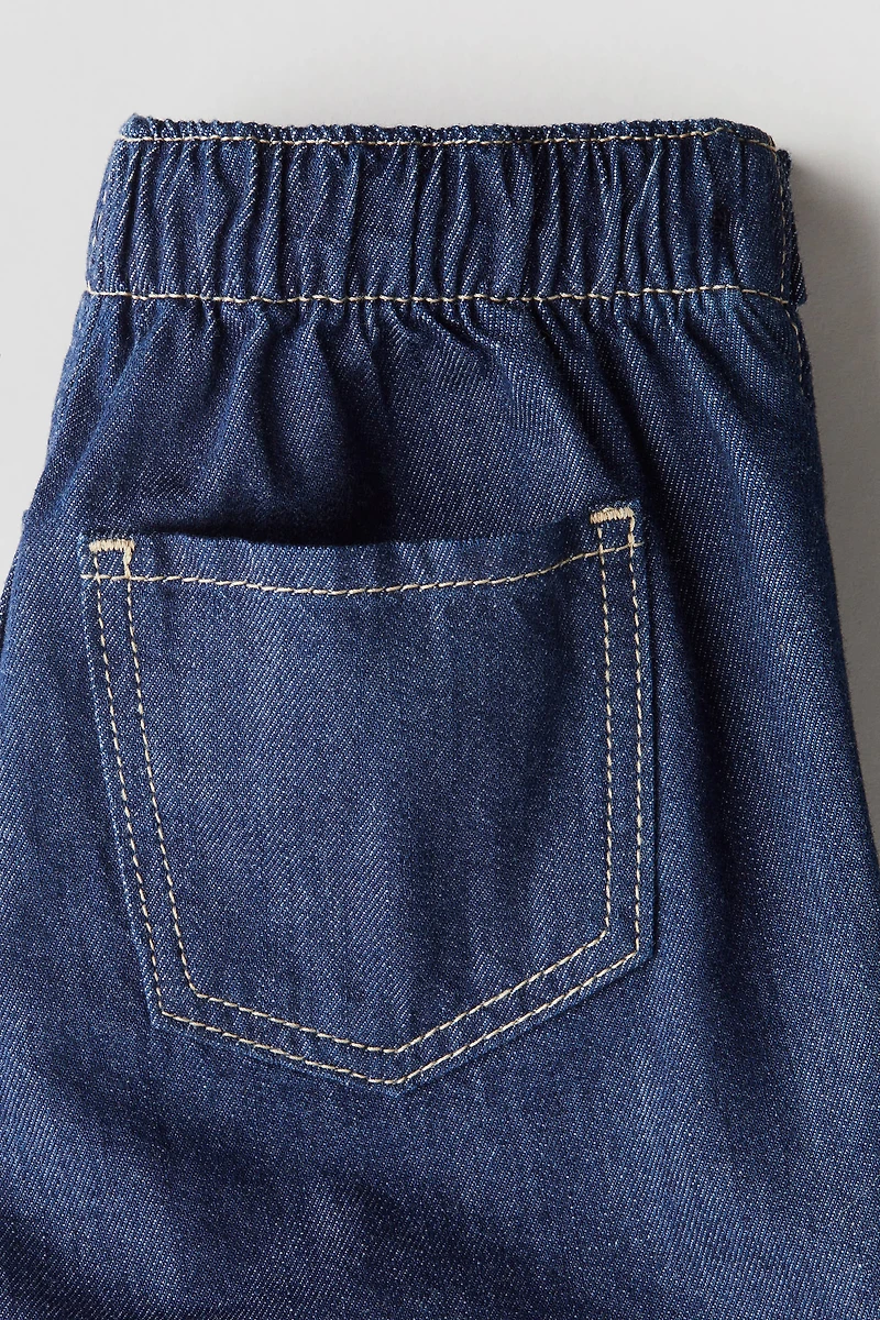 Cotton Denim Skort