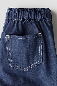 Cotton Denim Skort