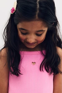 Ribbed strappy dress