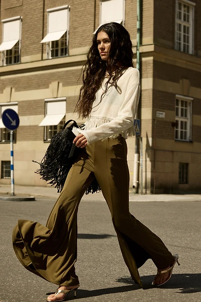 Pantalon évasé