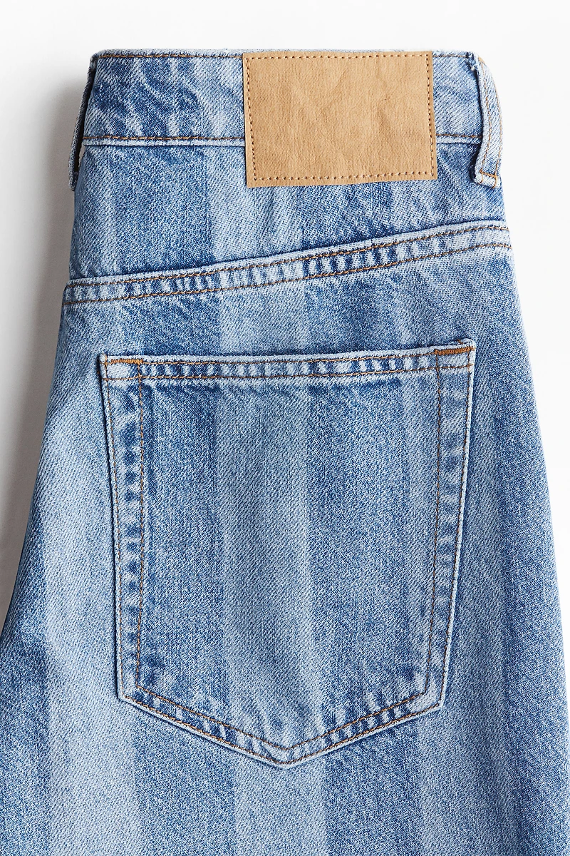 Jean ample taille haute