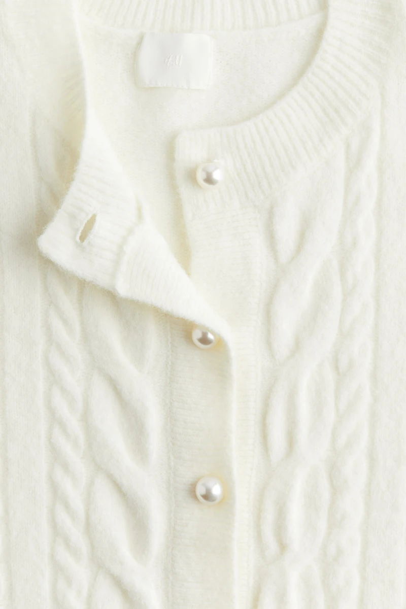 Cable-Knit Cardigan