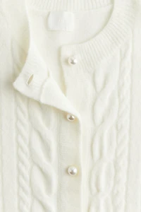 Cable-Knit Cardigan