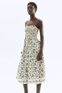 Smocked-bodice Dress