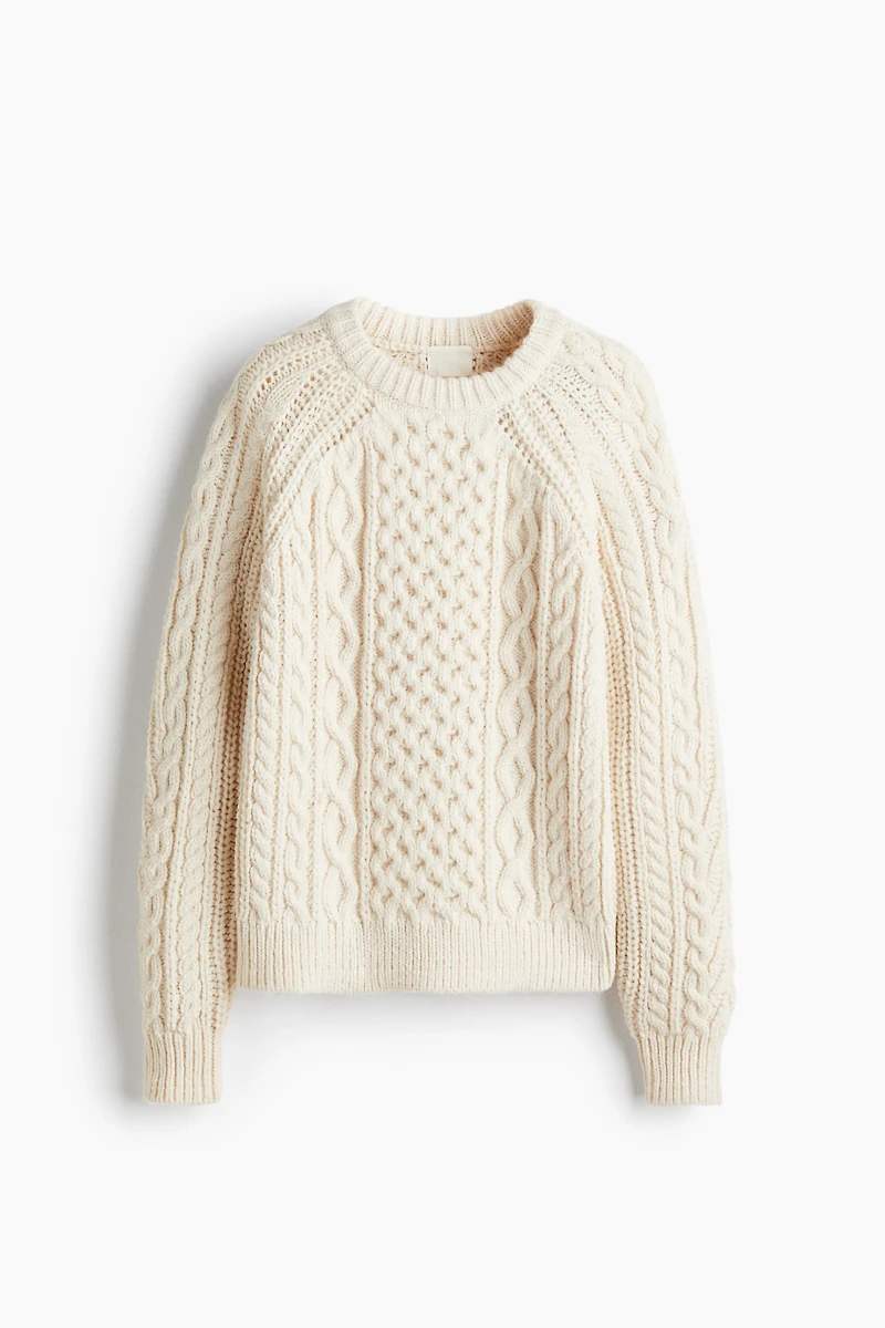 Cable-Knit Sweater