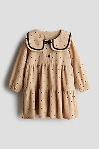 Robe en coton avec col