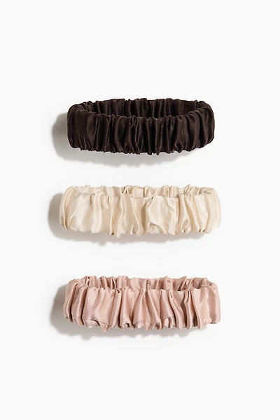 3-Pack Silk Scrunchies