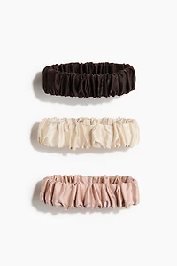 3-Pack Silk Scrunchies