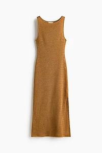 Glittery Crochet-Look Dress