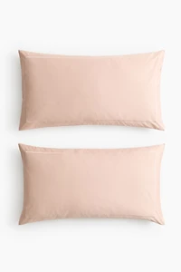 2-Pack Cotton Sateen Pillowcases