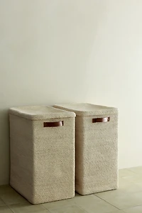 Panier à linge en jonc de mer