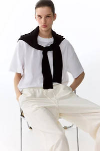 Pantalon en lin mélangé