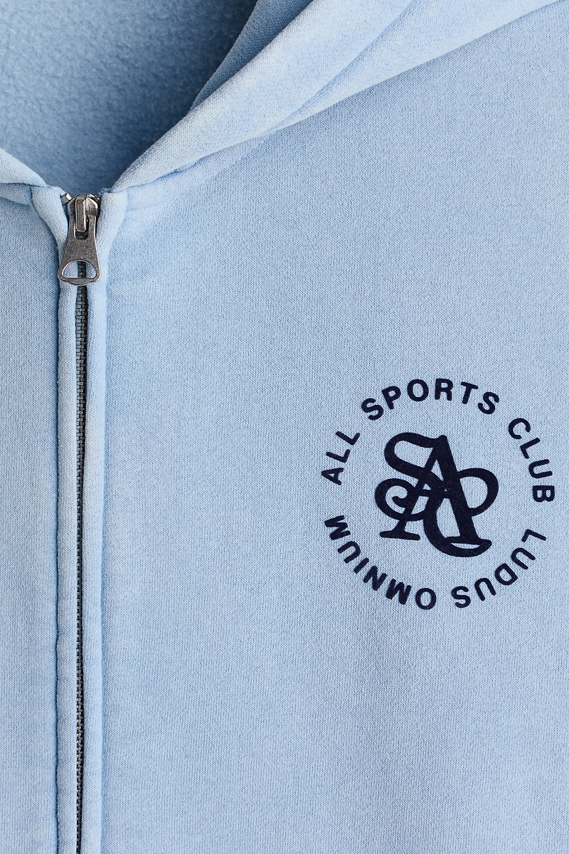 Loose-Fit Hooded Jacket