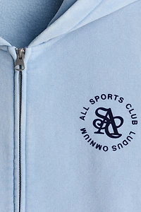 Loose-Fit Hooded Jacket