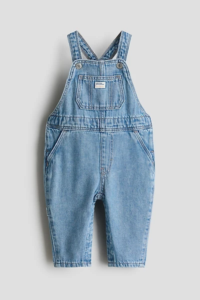 Cotton Denim Overalls