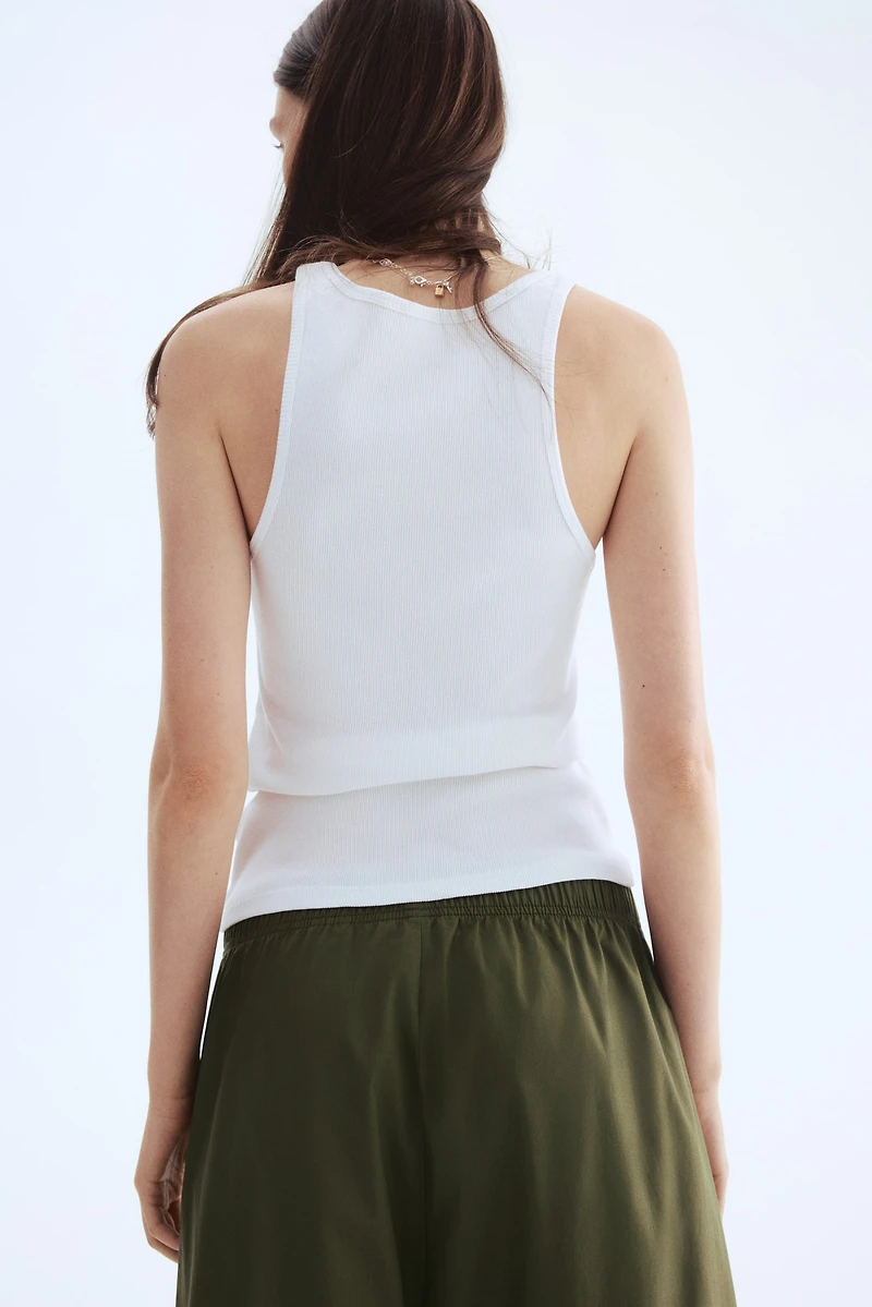 Ankle-Length Cotton Pants