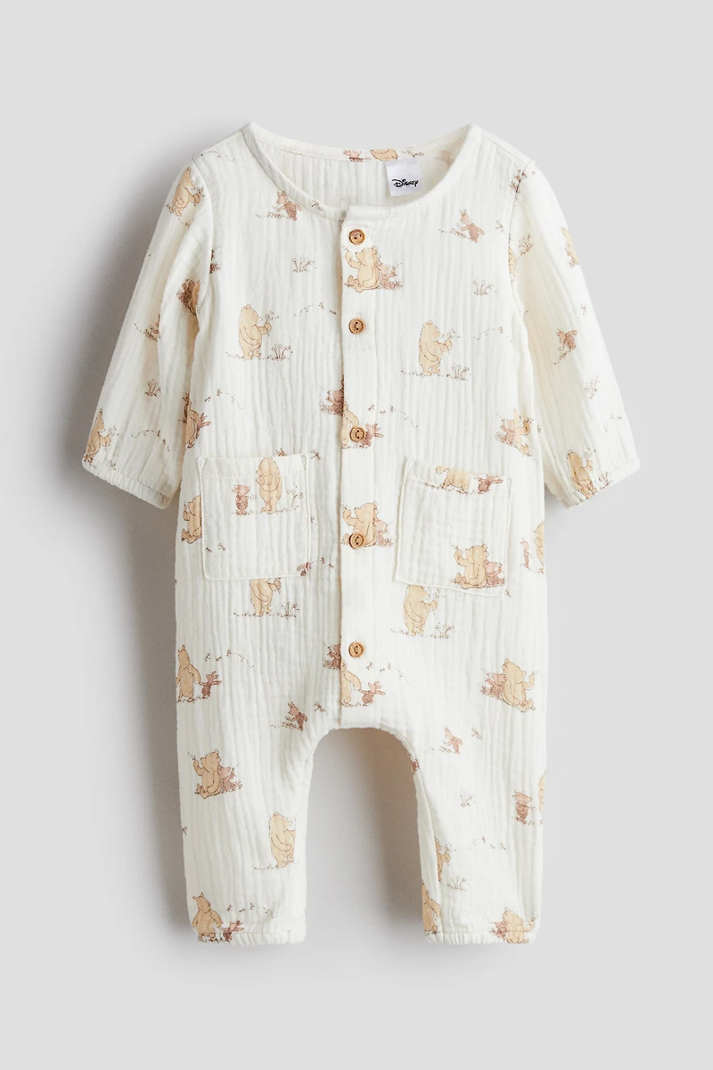 Printed Cotton Jumpsuit