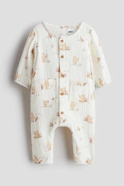 Printed Cotton Jumpsuit