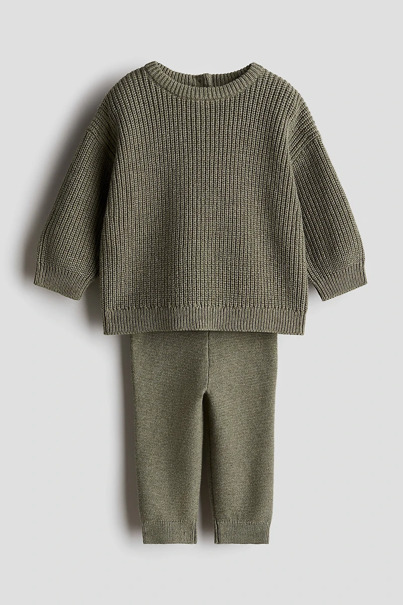 2-piece Cotton Knit Set