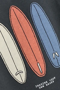 T-Shirt with Embroidered Motif