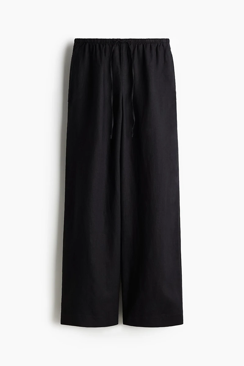 Linen Drawstring Pants