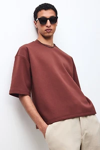 Oversized-Fit Scuba T-Shirt