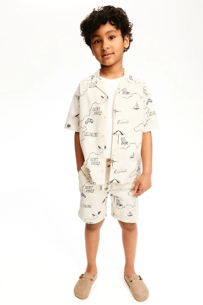 2-Piece Printed Cotton Set