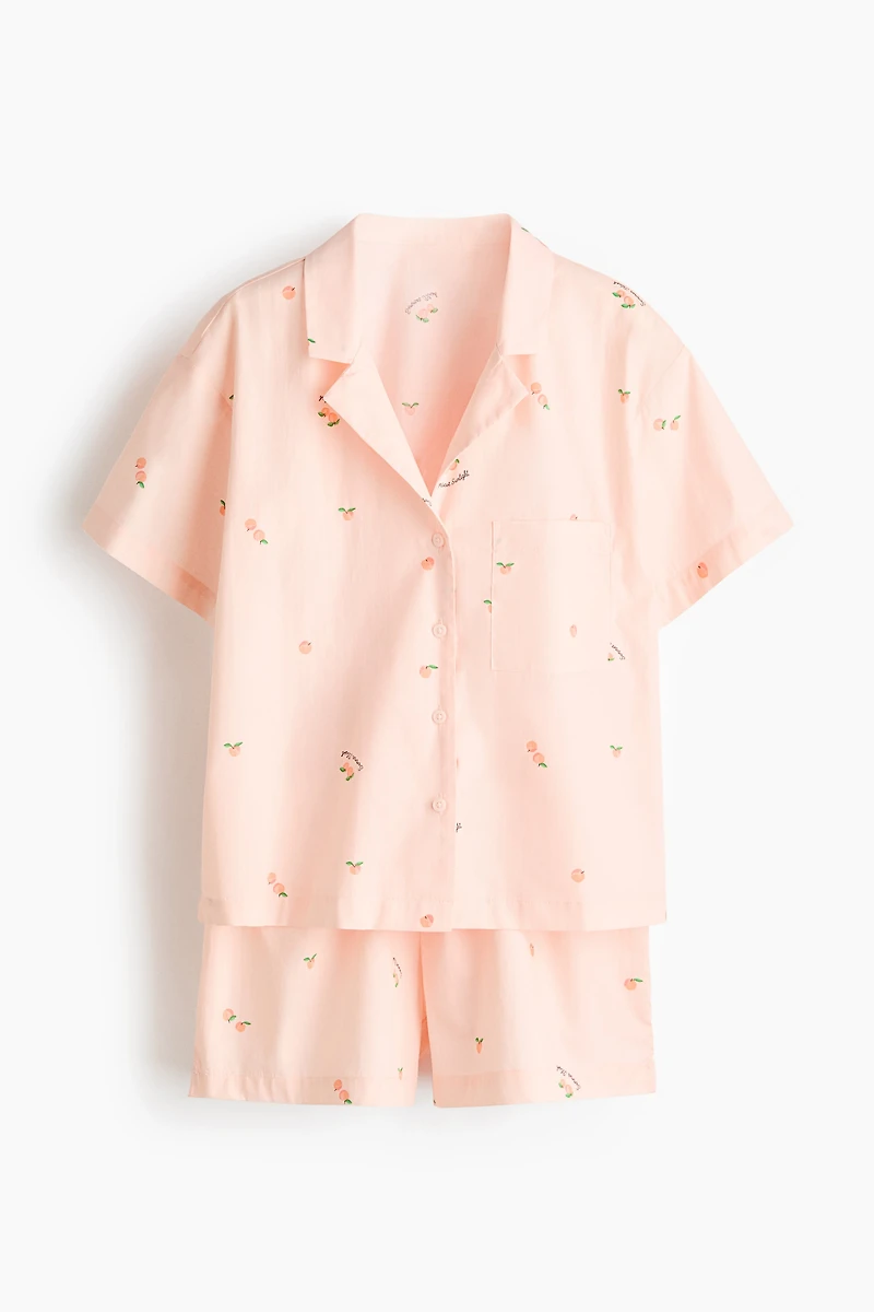 Pajama Shirt and Shorts