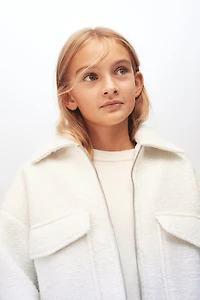 Veste-chemise feutrée