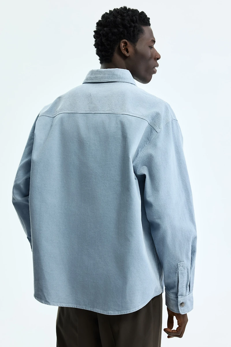 Oversized Cotton Corduroy Shirt