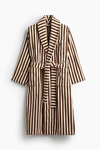 Striped Cotton Terry Robe