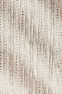 Haut côtelé avec col cheminée