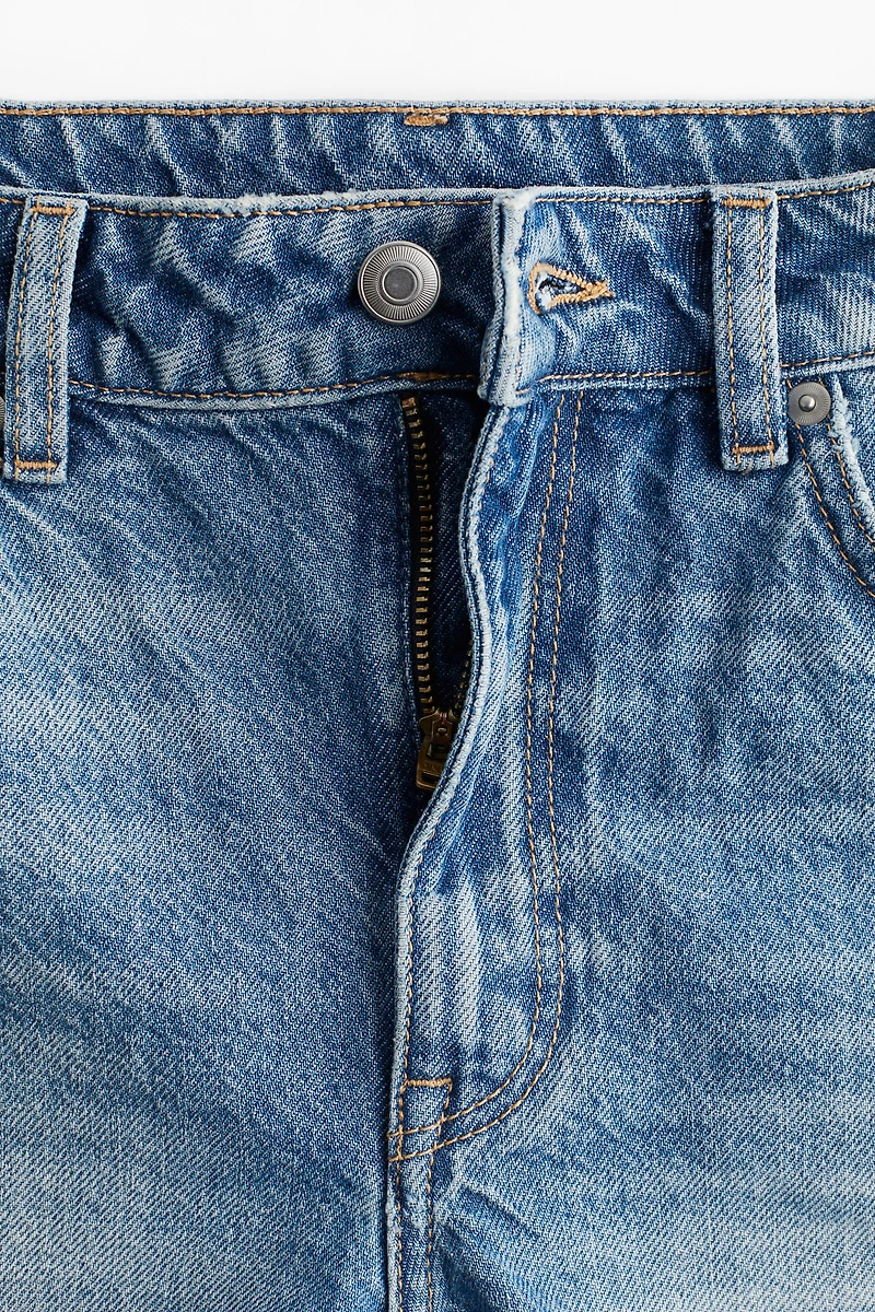 High Denim Shorts