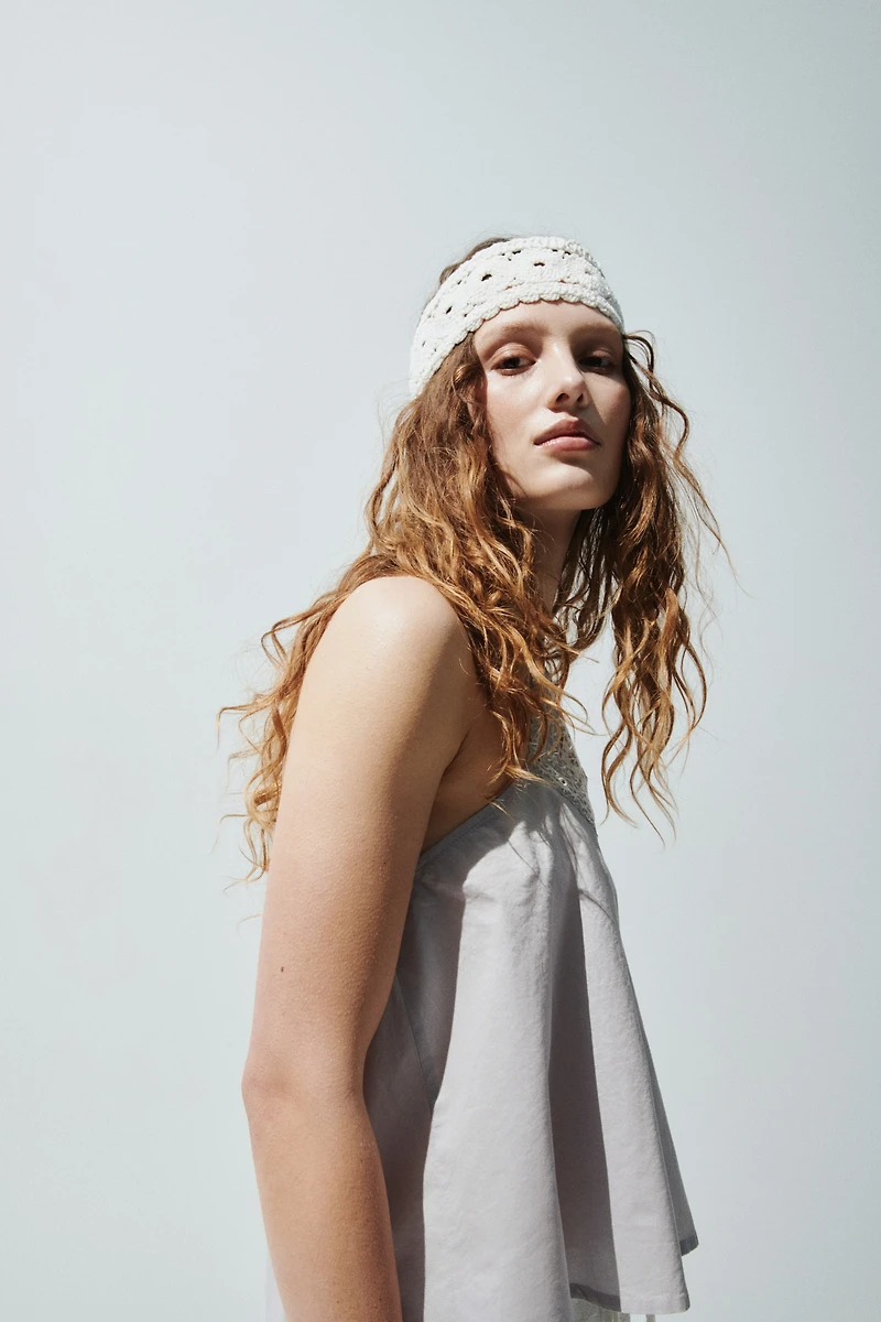 Haut dos nu en coton