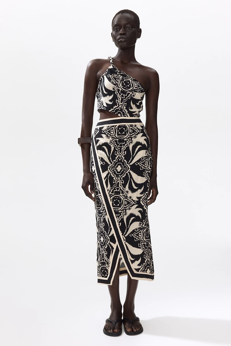 Cutout One-Shoulder Dress