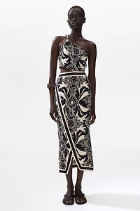Cutout One-Shoulder Dress