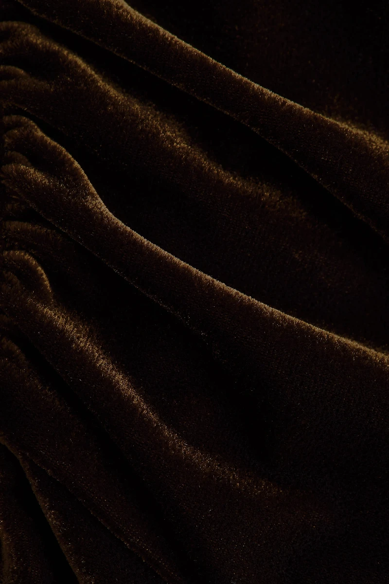 Velour Halterneck Jumpsuit