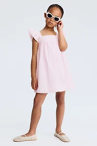 Cotton Dress with Embroidery