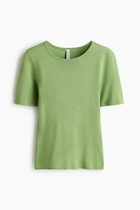 Fine-Knit T-Shirt