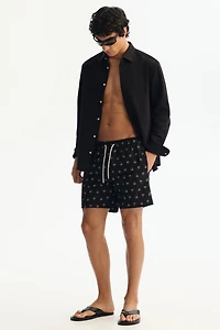 Seersucker Swim Shorts